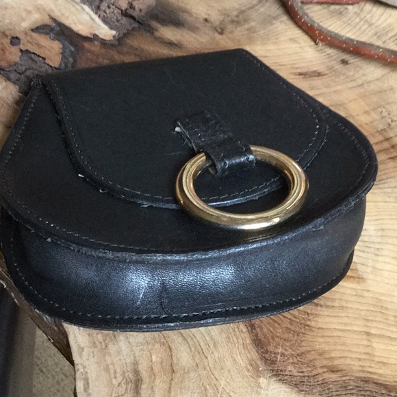 Leather belt pouch treat equestrian dog travel medieval Viking goth Coachella - Picture 2 of 8